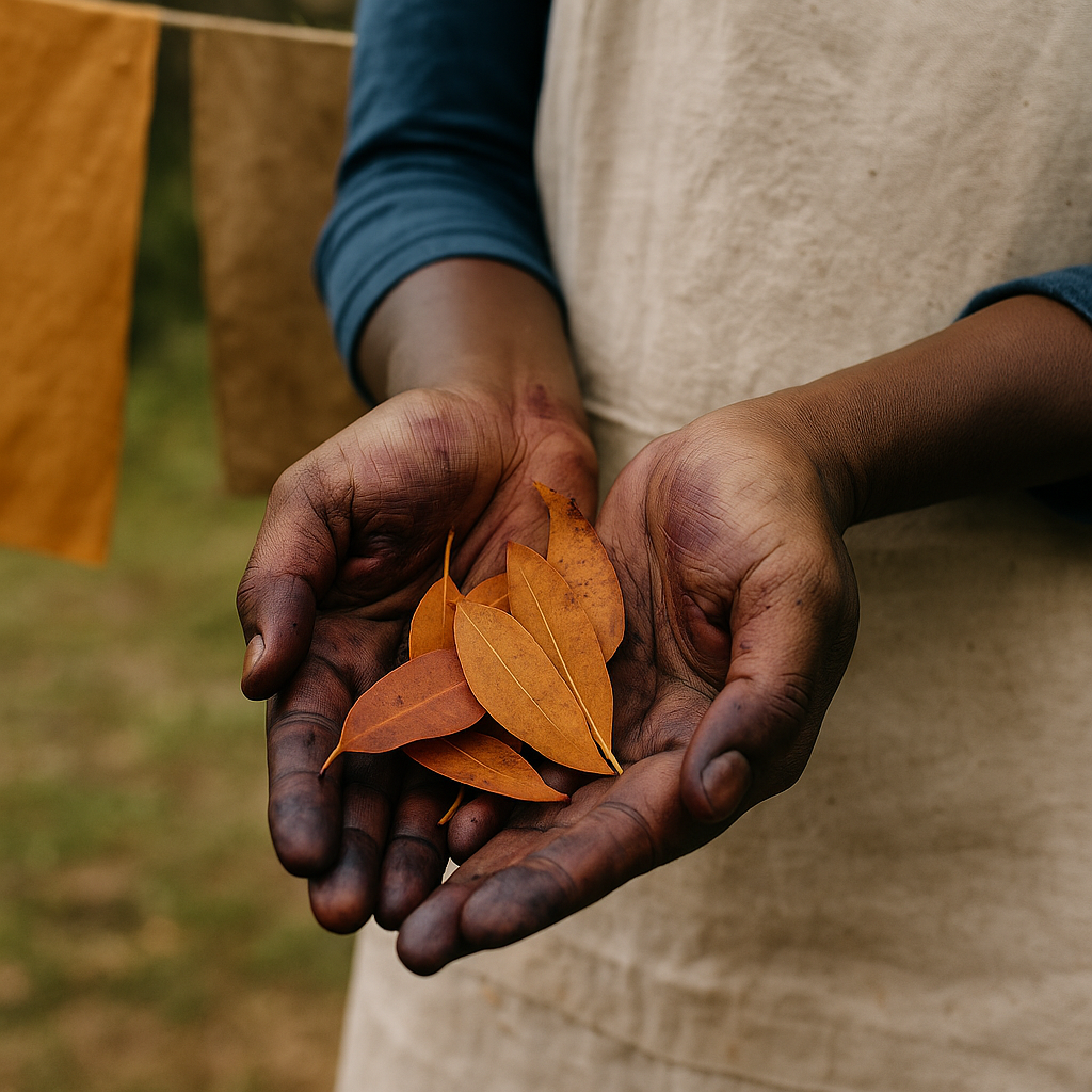 Taller de tintes naturales con plantas locales